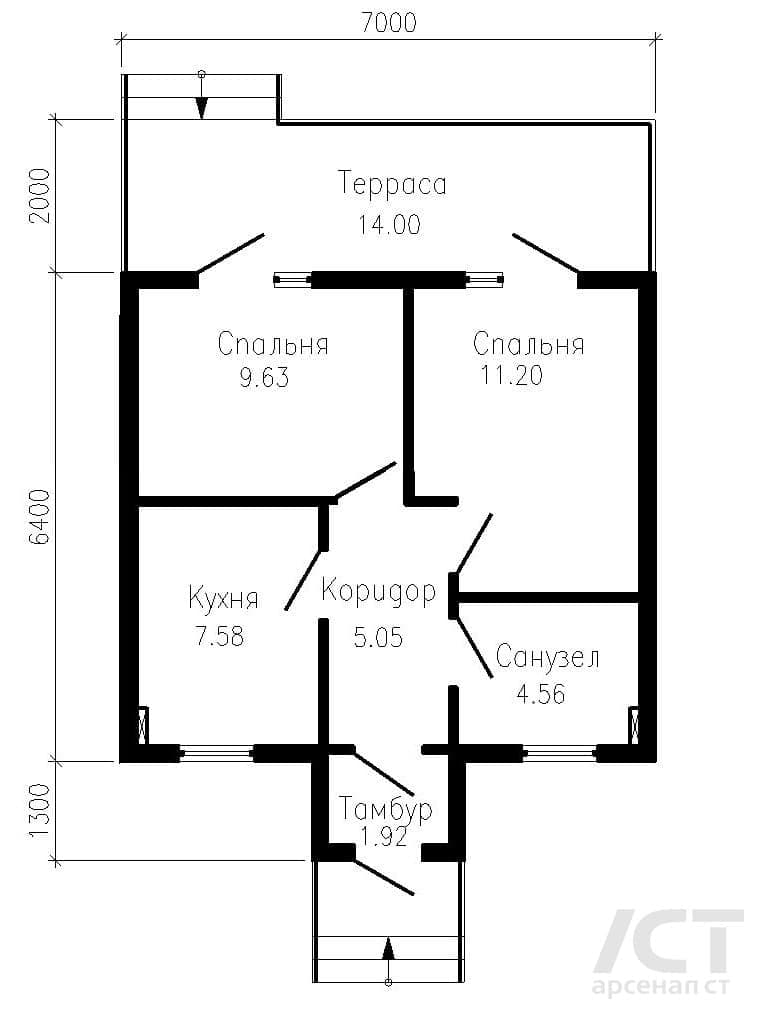 Схема здания Весея